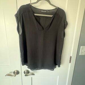 New York & Company Women's Black Blouse